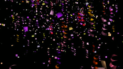 stock-footage--d-confetti-falls-from-the-sky-over-black