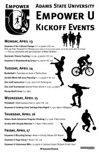 Please come and support healthy eating and physical activity during Empower U week!