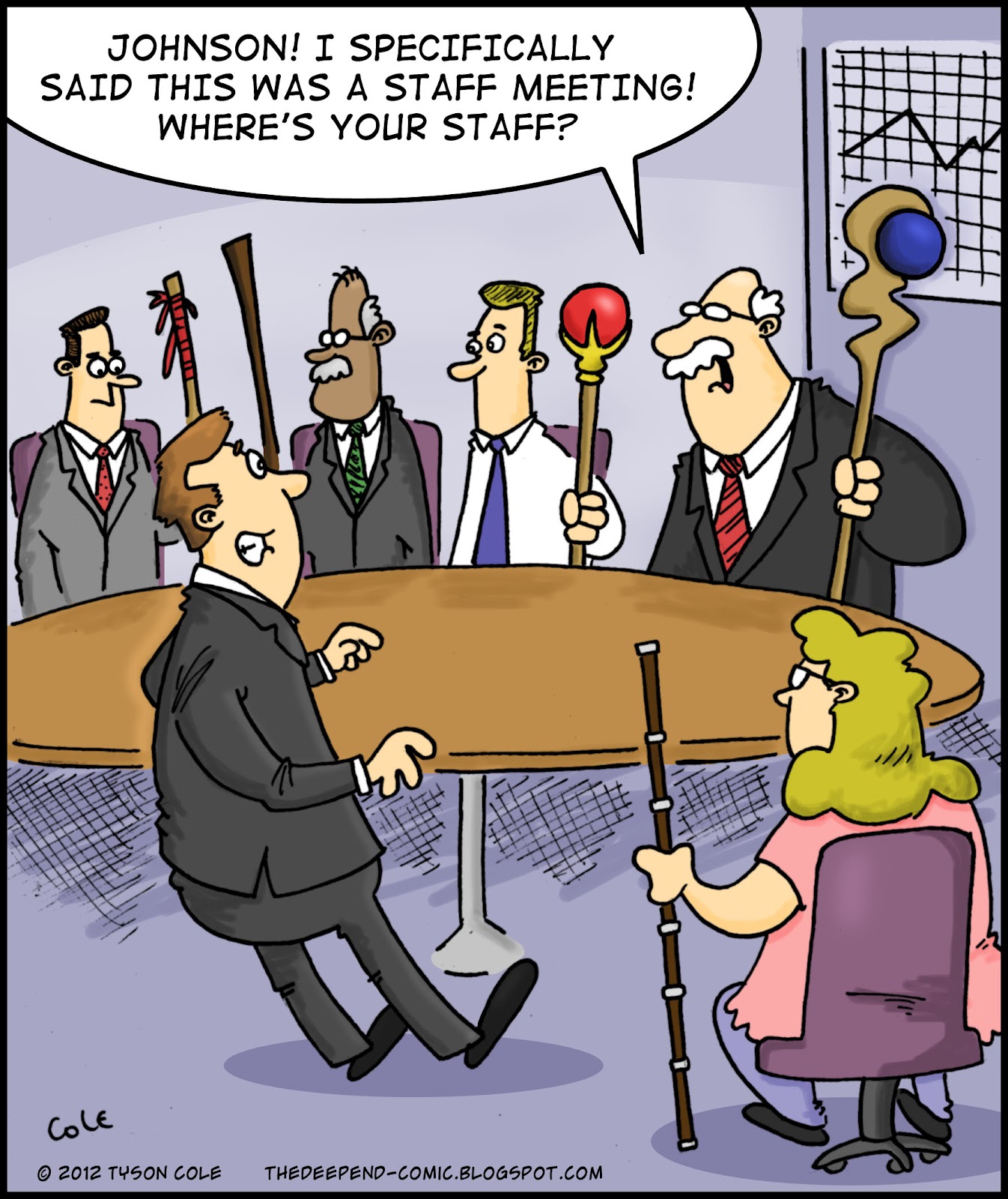 funny staff meeting