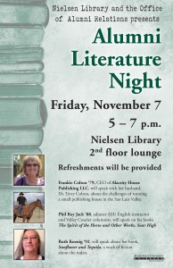 Alumni Literature Night Poster