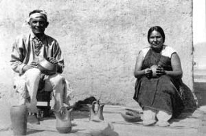 Picture of Lela and Van Gutierrez Santa Clara Pueblo ca 1933